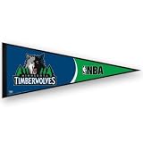 Minnesota Timberwolves Official Logo Full Size Felt Pennant