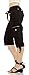 Classic Designs Womens Stretch Poplin Cargo Capri with Fabric Belt