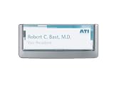Produkt-Bild: Durable 486037 T&uuml;rschild Click Sign, Alu, 149 x 52, 5 mm, Transparent
