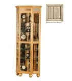 Coastal 62718PLIV Tall Corner Curio - European Ivory