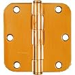 National Mfg. N197756 Residential Solid Brass Radius Corner Hinge