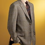 Tan Plaid Wool Sportcoat