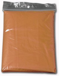 Notfallponcho Regenjacke orange
