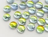 Zoom Produkt-Bild: Cabochons | Glasnuggets | Schmucksteine | Rund, 5.0mm, Crystal-Spring, 100 St&uuml;ck