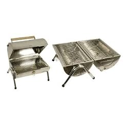 BBQ Edelstahl Rundgrill Standgrill Gartengrill Klappgrill Koffergrill