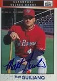Matt Guiliano, Scranton/W-B Red Barons - Phillies Affiliate Autographed Card