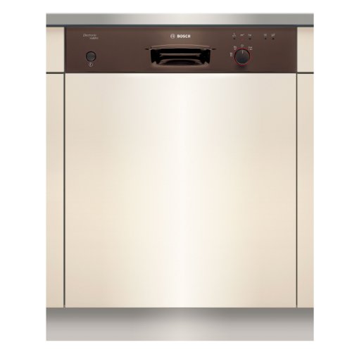 Bosch SGI33E24EU Teilintegrierbarer Geschirrsp&uuml;ler / AA / 17 L / 1.15 kWh / 59.8 cm / Braun / 3 Programme / AquaStopp