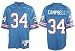 Earl Campbell 1980 Houston Oilers #34 Throwback Reebok NFL Youth Football Jersey (Light Blue)