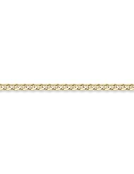 14K Gold 7mm Mariner Link Bracelet