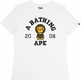 Size【レディースXS】A BATHING APE(ア ベイシング エイプ) レディース版 2008カレンダーT 白【白】【新品】