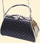 Gorgeous Designer Italian Champagne/Silver Evening Bag - Vecceli Italy, Designed by Ronella Lucci (EB-102) *Also Available in Black!