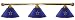 Dallas Cowboys Pool Table Light - Brass Bar