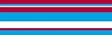 Wallcandy Arts Blue, Red & White Stripe Border - 1 Kit