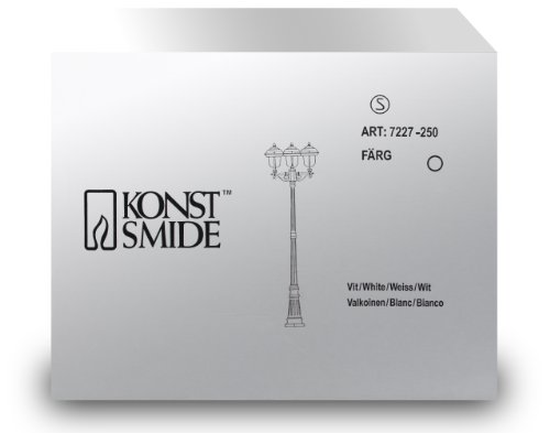Konstsmide Parma 7227 -250 Wegeleuchte weiss