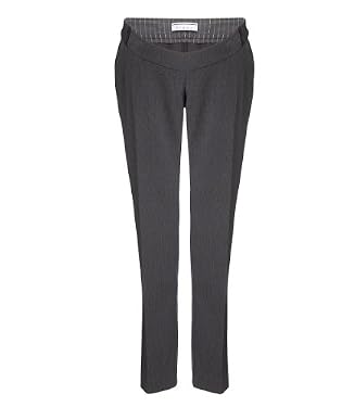 Maternity Under The Bump Slim Leg Trouser - Grey