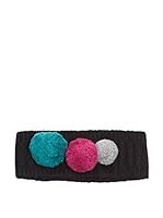 Alice Hannah Cinta Modern Art Pom Pom (Negro)