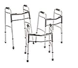 Deluxe Walker - Adult Walker w/3' Wheels, Height Adjustable 32.5'-39.5', 4/cs, 4 Unit /