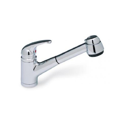 Blanco 157-075R-WH Elan II Pull-Out Spray Kitchen Faucet, White