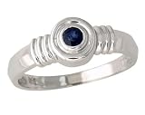 Bezel Set Sapphire Ring