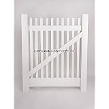 Vinyl Fencing - Classic Picket - Stepped - 48 High X 48 Wide Walk Gate Kits by Longevity Vinyl Fence