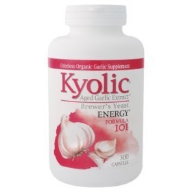 Kyolic - Garlic Formula 101 Energy Formula With Brewers Yeast, 300 Capsules, 2 Pack