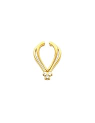Elegant and Stylish Pendant Enhancer in 14K Yellow Gold, 100% Satisfaction Guaranteed.