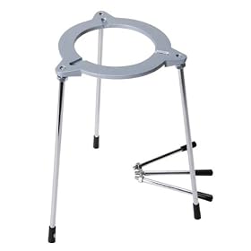 Microburner Stand with locking ring, 4"H