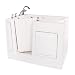50" x 30" Jetted Escape Plus Walk In Tub Handing: Right, Color: Almond, Deck Extension: Yes