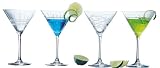 ARC Uptown Assorted 10-Ounce Martinis, Set of 4