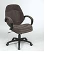 OSP Super Soft Charcoal Fabric Swivel Tilt Office Desk Chairs DH6051-E13