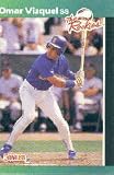 1989 Donruss Rookies Omar Vizquel Rookie Baseball Card #53 - Shipped In Protective Display Case!