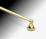 Moen DN8424PB Inspirations 24-Inch Towel Bar, Polished Brass