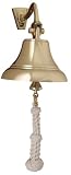 Weems & Plath 5 Inch Cast Brass Bell with Lanyard