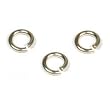 3 14K White Gold Jump Rings Chain Charm Pendant 22Ga
