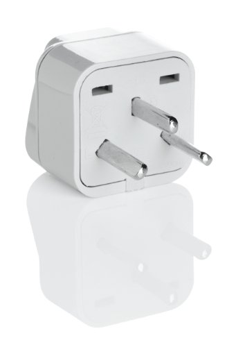 Travel Smart Grounded Adapter Plug for Israel and Egypt