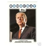 2008 Topps Campaign 2008 #JB Joseph Biden - Democrat - Democratic Presidential Candidate Baseball Cards - MLB Baseball Trading Card in a Protective Screw Down Display Case! - Vice President Elect!