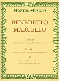 B&auml;renreiter Verlag Sonaten 2 aus Op 2 G-Moll E-Moll. Altblockfl&ouml;te, Fl&ouml;te, Violine, Basso Continuo