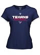 Houston Texans Gemini Too Cap Sleeve Woman's Tee