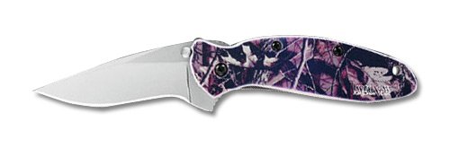 Kershaw Ken Onion Scallion Folding Knife Stainless and Mossy Oak Camo Plain Drop Point... by Kershaw