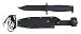 Sports : Pilotenmesser, mit Nylon/Leder Scheide, L&auml;nge: 27 cm, Klinge: 14 cm