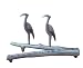 Herons Menorah by Shraga Landesman ( 10" L x 6" H )