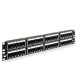 PATCH PAN, CAT 6, 48-PORT, 2 R