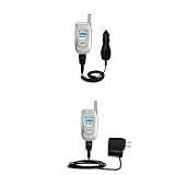 Essential Kit for the Samsung SPH-A620 - includes Car and Wall Charger with Rapid Charge Technology - Gomadic Brand w/ TipExchange Technology
