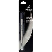 Rollerball Pen Refill, for Parker Pen, Fine Tip, Black Ink PAR30213