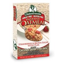 GlutenFreeda Foods, Instant Oatmeal Strawberry & Brown Sugar, 6ct., 10.1oz [pack of 8]