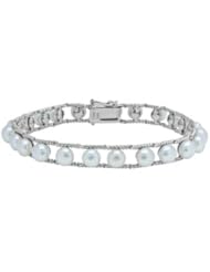 Freshwater Pearl Bracelet 6-7mm with a Sterling Silver Clasp