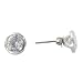 Pasionista Ohrstecker 925 Sterling Silber Zirkonia rund Durchmesser: 6 mm 603117