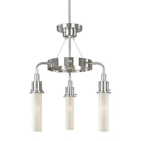 World Imports 7824-02 Luray 3 light down chandlier, Satin Nickel by World Imports