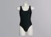 Sports : VALENCIA Basic Badeanzug, schwarz, 80%PA/20%Elasthan,