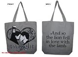 Twilight Edward and Bella Lion and Lamb Tote Bag